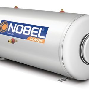 NOBEL Μπόιλερ ηλιακού Classic GLASS 160lt τριπλής ενέργειας για αντλία θερμότητας